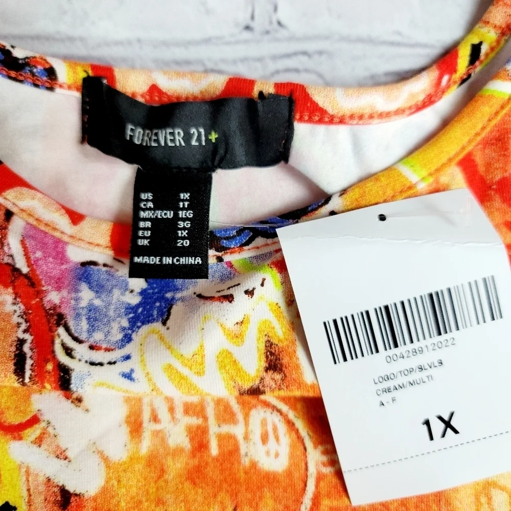 FOREVER 21 biker shorts‎ & top